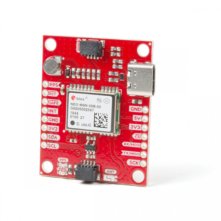 GPS - Breakout GPS SparkFun cu NEO-M9N, antena cip (Qwiic)