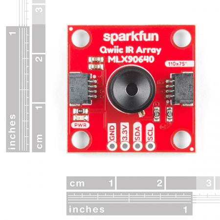 Breakout matrice IR SparkFun - 110 grade FOV, MLX90640 (Qwiic) [2]