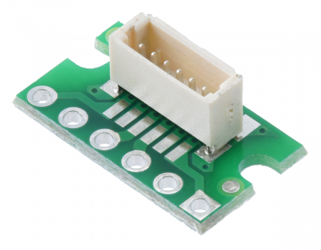 Breakout Pololu conector JST SH, intrare superioara tata cu 6 pini - 3 buc [1]