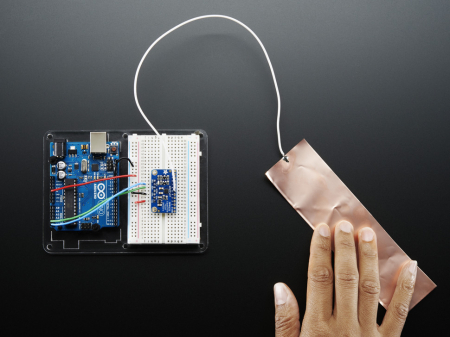 Breakout senzor capacitiv Adafruit cu MPR121, STEMMA QT [4]