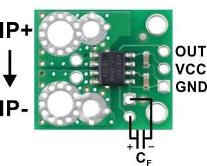 Breakout senzor de curent SparkFun ACS724 -5A/+5A [2]