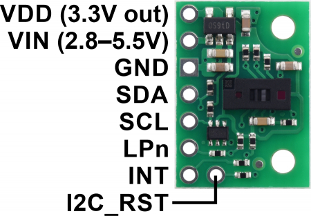 Breakout senzor de distanta Pololu VL53L5CX ToF, 8x8, cu stabilizator [4]