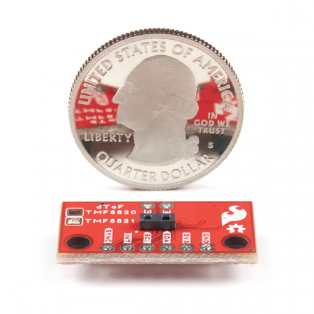 Breakout senzor de imagine SparkFun Qwiic Mini dToF - TMF8821 [3]