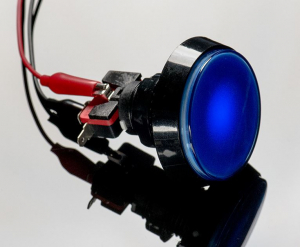 Buton Arcade cu LED albastru - 60mm [1]