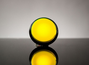 Butoane, Tastaturi - Buton Arcade cu LED galben - 60mm
