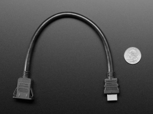 Cablu HDMI de 30cm cu montaj in panou [3]