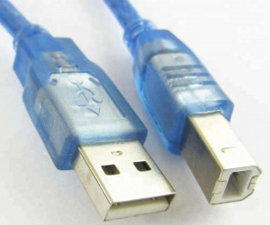 Cablu imprimanta USB 2.0 - albastru [3]