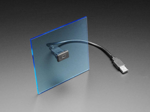 Cabluri - Cablu cu montaj in panou - Soclu USB C la priza USB A