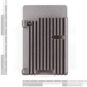 Carcasa radiator Pimoroni din aluminiu pentru Raspberry Pi 4 - Gri [3]