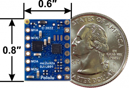 Controler doua motoare I2C Motoron M2T256 [2]