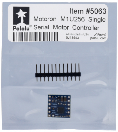 Controler motor serial Motoron M1U256, interfata unica UART [4]