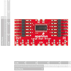 Controlor SparkFun Large Digit Driver [1]