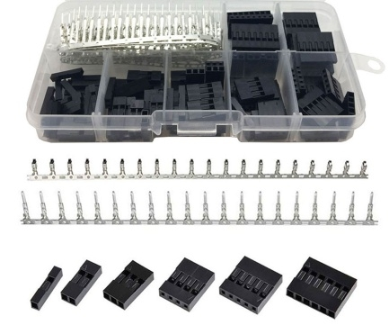 Conectori - Kit Conectori DuPont 310PCS 2.54mm cu Carcasa de Cauciuc si Terminale (Cutie Plastica)