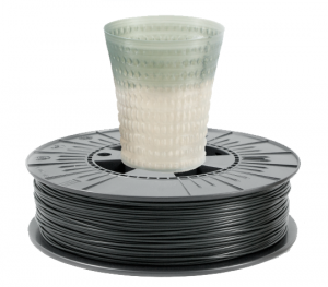 Imprimante 3D - Filament TPLA - 1.75 mm / Thermochrom(Gri Inchis) 500g