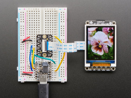 LCD - Display TFT color, 4.6cm, cu breakout pentru card MicroSD - ST7735R