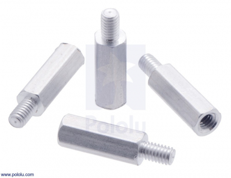 Distantiere din aluminiu pentru Raspberry Pi 11mm x 4mm M2.5 - 4 buc [2]