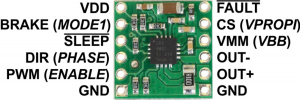 Driver motor DRV8801 [2]