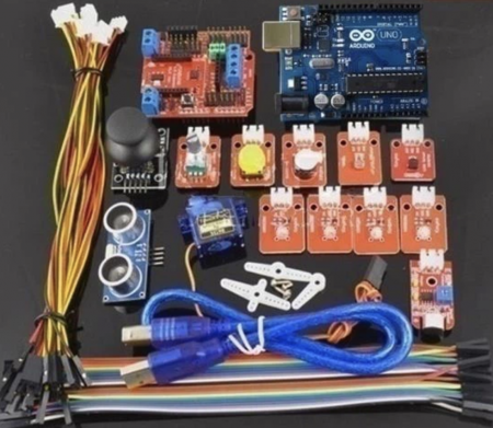 Pentru Incepatori - Pachetul de invatare E4-7 Arduino (cutie de plastic)