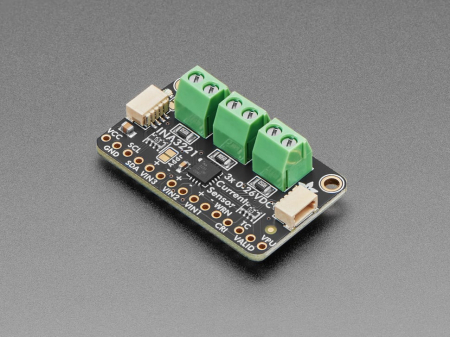 Import - Adafruit INA3221 - Monitor de Putere Triple 0-26 VDC, ±3.2 Amp - STEMMA QT / Qwiic