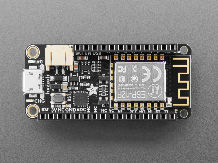 Assembled Feather HUZZAH w/ ESP8266 WiFi With Stacking Headers [1]