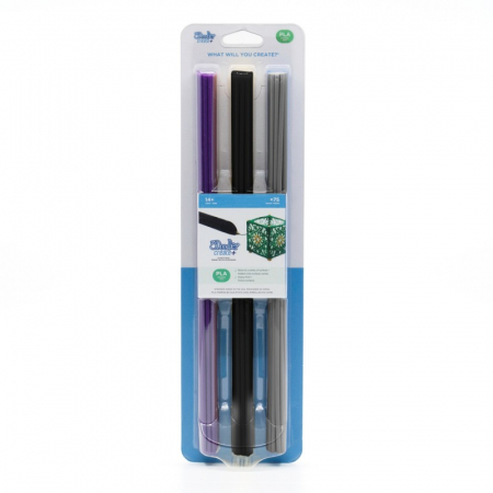 3Doodler - Filament Create And PRO, PLA, 75pcs, 3 Culori, PL-NIGHT-75