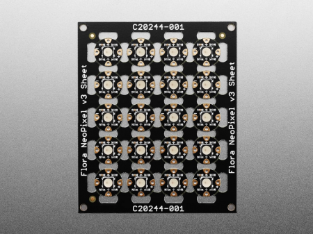 Arduino Original - Flora RGB Smart NeoPixel version 3 - Sheet of 20