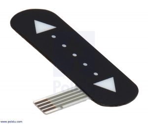 Rezistoare - Potentiometru liniar sensibil la forta : 3.81 cm× 1.32 cm