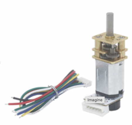 Arduino Original - GA12-N20 6V 500RPM Micro motor DC cu reductor si encoder 1