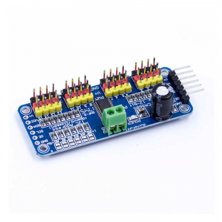 Driver PWM/Servo 12-bit pe 16 Canale cu Interfata I2C PCA9685 pentru Arduino sau Raspberry Pi [2]