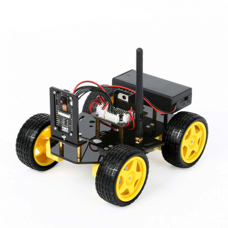 Kit Roboti - Kit Masina Robotica ESP32 CAM 4WD cu Control WiFi