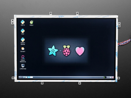 LCD - HDMI 4 Pi - 10.1" Display 1280x800 IPS - HDMI/VGA/NTSC/PAL