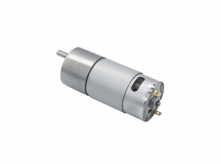 Motor 37D - Motor DC JGB37-555 de mare cuplu, 12V, 89 RPM/min, cu viteza redusa, inainte si inapoi, fara encoder