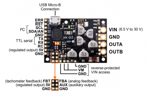 Controlor de motor USB Jrk G2 18v27 cu feedback [8]