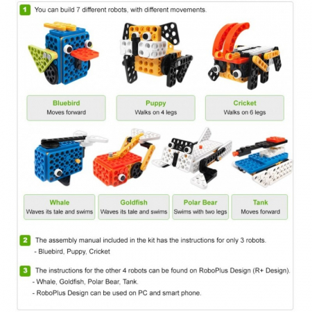Kit robotic educational Robotis Play 600 PETs [13]