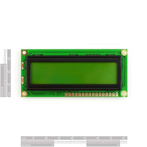 LCD 16 x 2 Alb pe Albastru, 5V [1]