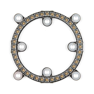 Componente - LED patrat, indicator cu lumina rosie, difuza