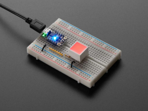 LED patrat, indicator cu lumina rosie, difuza [3]