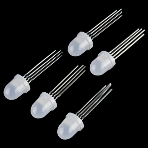 LED - LED - RGB Adresabil, PTH, 8mm  (5 bucati)
