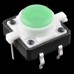 Butoane, Tastaturi - Buton tactil cu LED - Verde