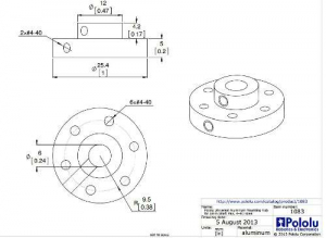 Conector roata motor 6 mm [5]