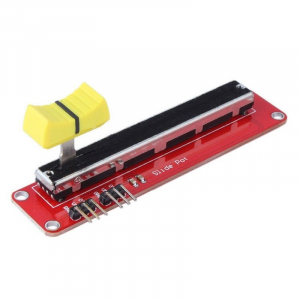 Modul potentiometru glisant 10K cu buton [4]