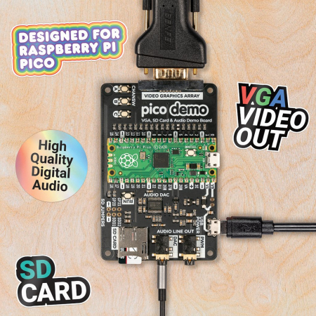 Module - Modul VGA Pimoroni Pico VGA Demo Base