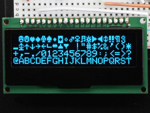 LCD - Monochrome 2.3" 128x32 OLED Graphic Display Module Kit