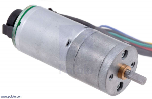 Motor electric Pololu 25Dx58L mm LP 6V si cutie de viteze 378:1 [3]