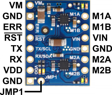 Motoron M2U550 Dual Serial Motor Controller [7]