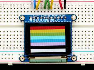 LCD - OLED Breakout Board - 16-bit Color 1.27" w/microSD