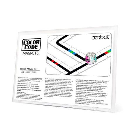 Kit Fun - Ozobot Color Code Magnets, Special Moves Kit, 18 Tiles 1