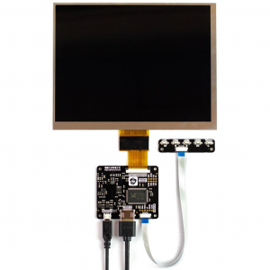 LCD - Pimoroni kit afisaj IPS LCD de 8 inch (1024x768) cu HDMI
