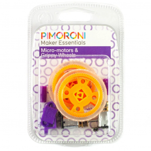 Pimoroni Maker Essentials set micro-motoare si roti aderente [1]