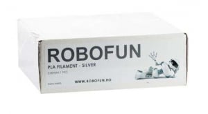 RETRAS - Filament Premium Robofun PLA 1KG  3 mm - Silver [8]